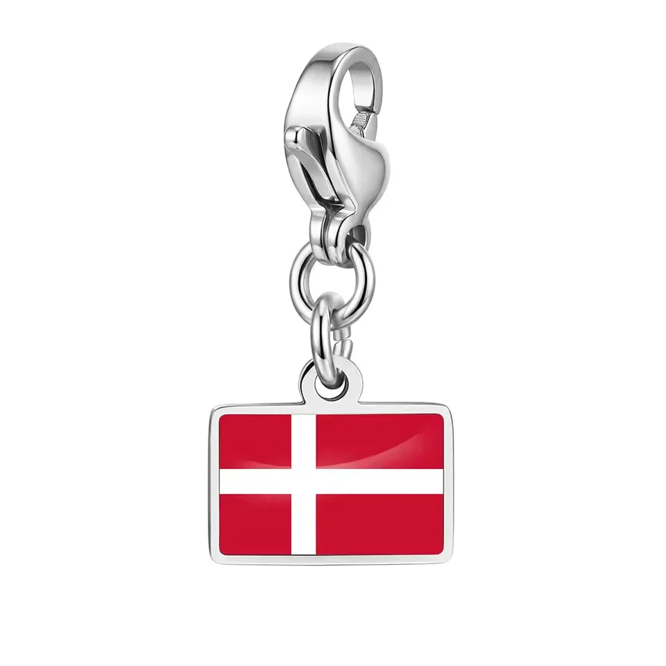 Vlaggen- Zilver Kleurig