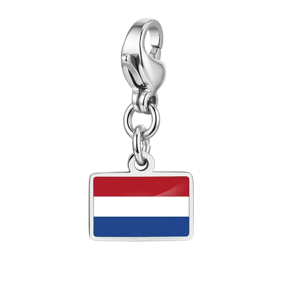 Vlaggen- Zilver Kleurig