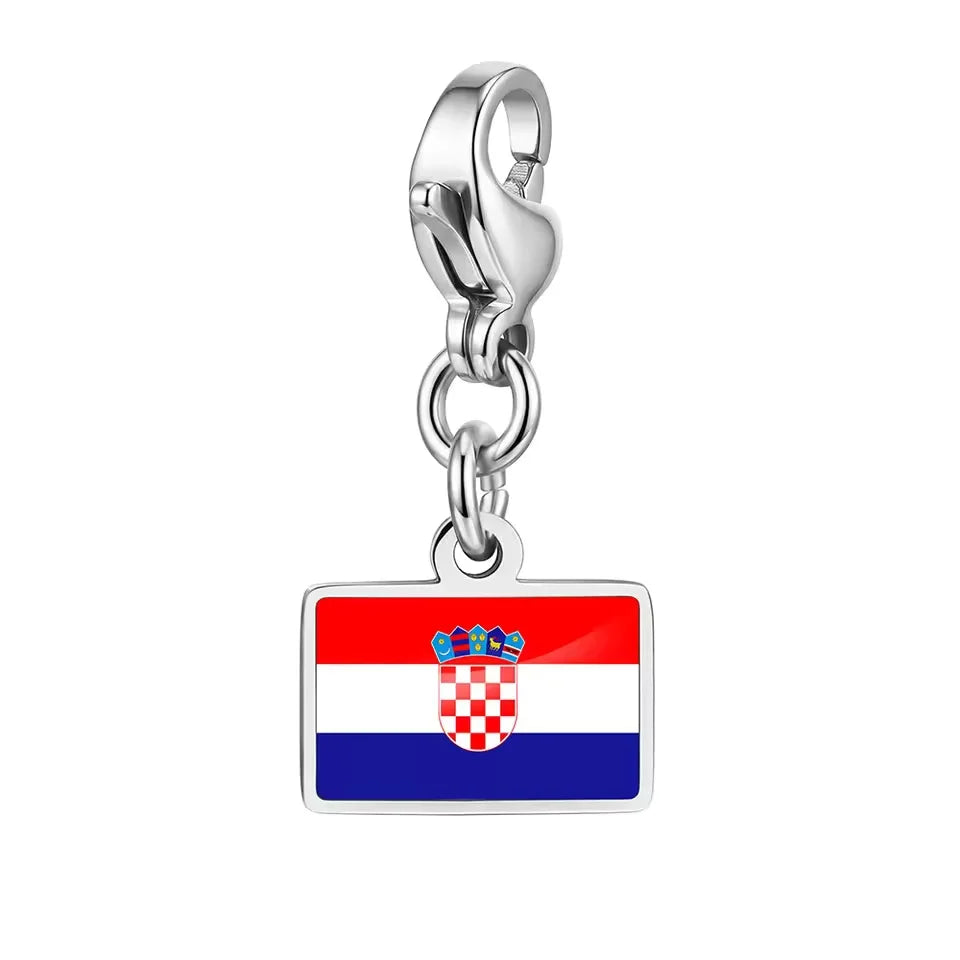 Vlaggen- Zilver Kleurig