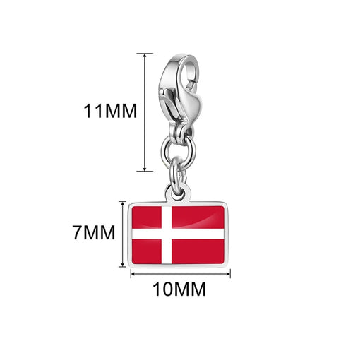 Vlaggen- Zilver Kleurig
